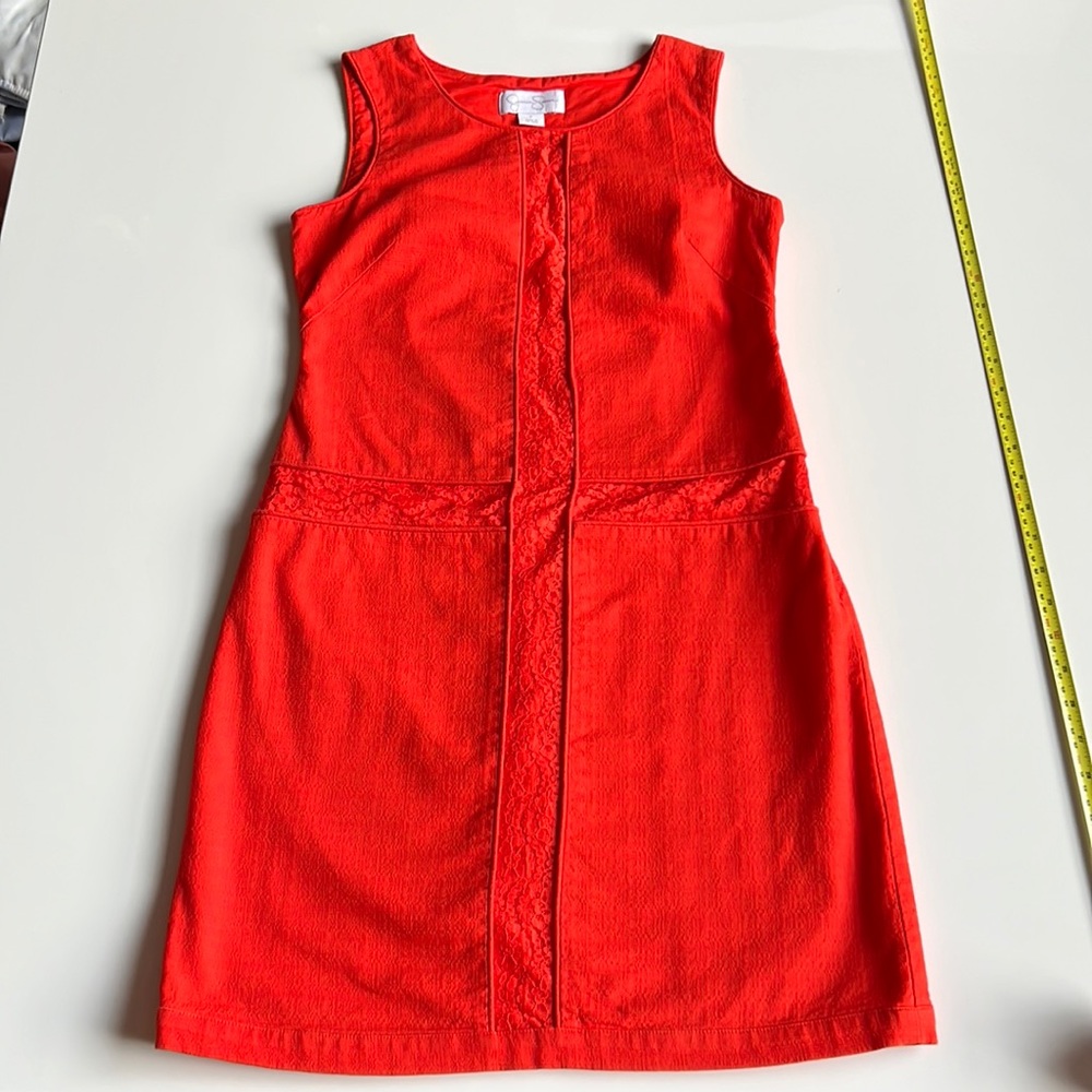 Jessica Simpson shift dress lace insert